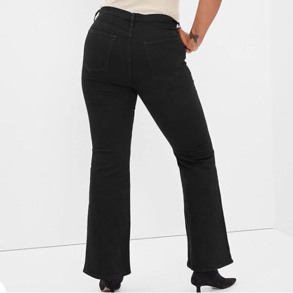 GAP Black High Rise Flare Jeans - Picture 2 of 6